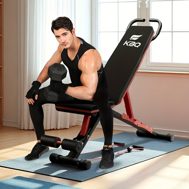 Multi-Functional Dumbbell for Shoulder, Chest, and Abdominal Workouts, Professional Home and Commercial Fitness Bench, Sit-Up Training Chair with 500 lb Weight Capacity!