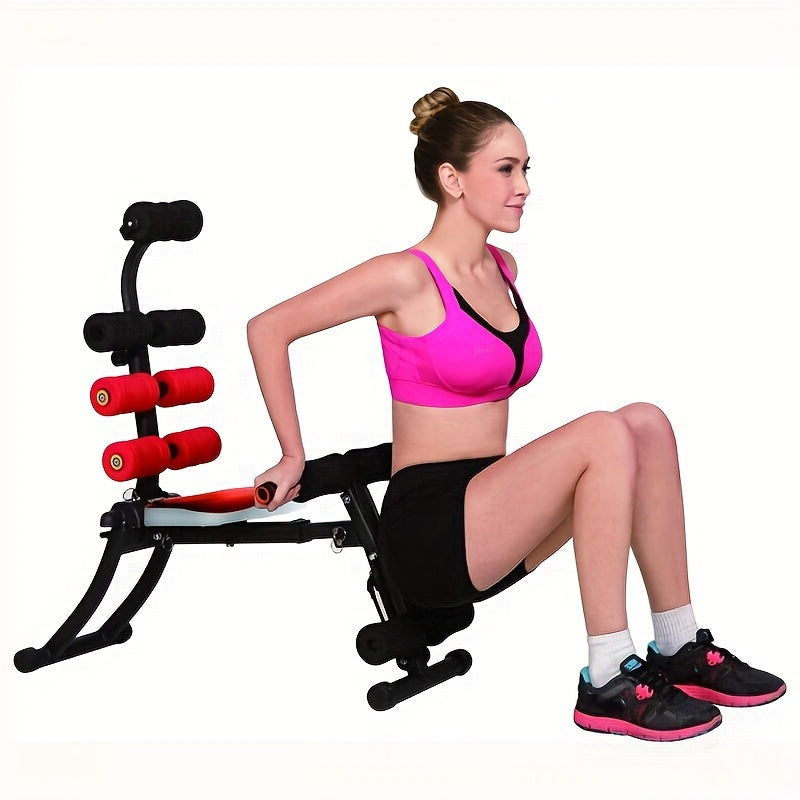 Ab Workout Equipment, Ab Machine, Multi-Functional Adjustable Ab Trainer, Ab Workout Bench for Home Gym, Sit Up Machine for Abdominal, Exercise Chair for Full Body Workout