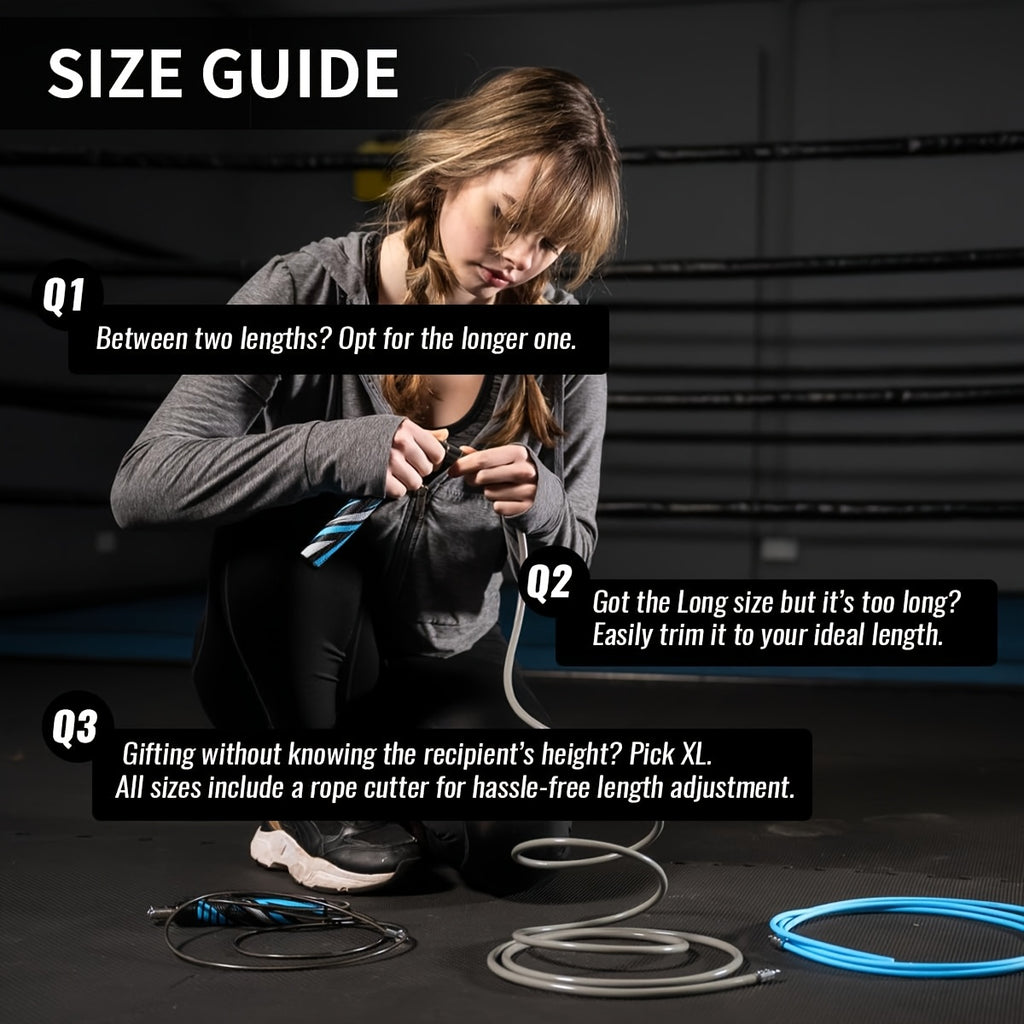 Hererope Weighted Jump Rope System with Interchangeable Weights (1\u002F6lb, 1\u002F4lb, 1\u002F2lb) - Precision Ball-Bearing Suitable for Fitness, Speed Training, Endurance & Total Body Workout - Anti-Slip Grip Jump Ropes for Gym, Men & Women