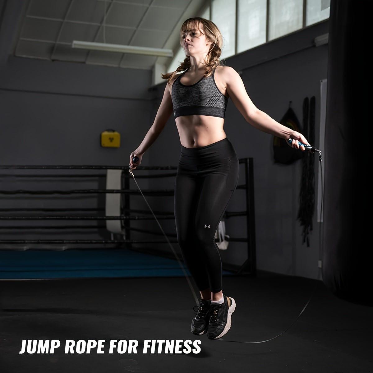 Hererope Weighted Jump Rope System with Interchangeable Weights (1\u002F6lb, 1\u002F4lb, 1\u002F2lb) - Precision Ball-Bearing Suitable for Fitness, Speed Training, Endurance & Total Body Workout - Anti-Slip Grip Jump Ropes for Gym, Men & Women