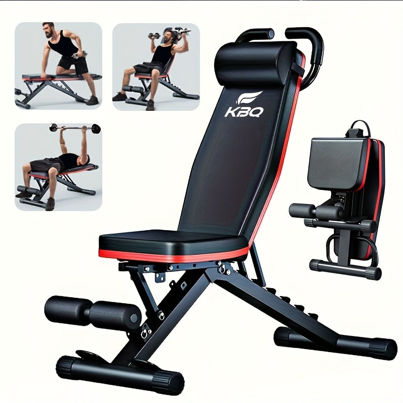 Multi-Functional Dumbbell for Shoulder, Chest, and Abdominal Workouts, Professional Home and Commercial Fitness Bench, Sit-Up Training Chair with 500 lb Weight Capacity!
