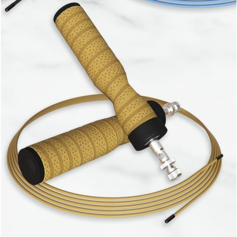 Premium Fitn Jump Rope - Adjustable Speed Rope for Cardio CrossTraining and Weight Loss Durable -Free Cable with Comfortable Handles High-Speed Jump Rope for Fitn - Adjustable -Free Skipping Rope for Fitn Boxing Cardio and Home Workouts. Burning