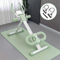 Ab Workout Machine, Folding Abdominal Crunch Machine for Home Gym, Abdominal Trainer for Men And Women, with A Pair Of Resistance Bands, Ideal for Beginners' Waist Training