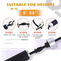 1\u002F2 lb Weighted Jump Rope for Adults & - Adjustable Fitness Skipping Rope with Removable Steel Weights, Non-Slip Grip & 360° Bearings - Heavy-Duty Weighted Exercise Rope for HIIT, Boxing, Toning (Men & Women), Skipping Rope For Exercise, Skipping