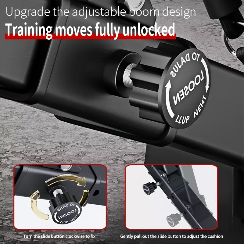 13 Kinds of Use, Dumbbell Press Home Fitness Chair, Sit-Up Auxiliary Equipment, Male Barbell Bird Folding Multi-Functional, Healthy Belly Reduction\u002FDumbbell Lifting\u002FStrong Muscle, Suitable Home Gym Portable Training Equipment