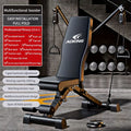 13 Kinds of Use, Dumbbell Press Home Fitness Chair, Sit-Up Auxiliary Equipment, Male Barbell Bird Folding Multi-Functional, Healthy Belly Reduction\u002FDumbbell Lifting\u002FStrong Muscle, Suitable Home Gym Portable Training Equipment