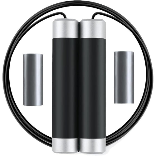 1\u002F2 lb Weighted Jump Rope for Adults & - Adjustable Fitness Skipping Rope with Removable Steel Weights, Non-Slip Grip & 360° Bearings - Heavy-Duty Weighted Exercise Rope for HIIT, Boxing, Toning (Men & Women), Skipping Rope For Exercise, Skipping