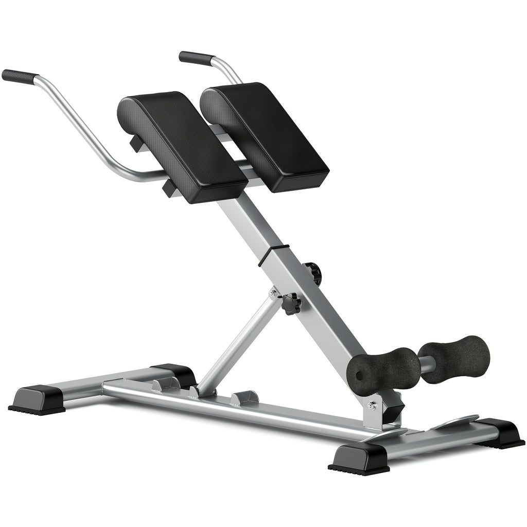 Sogesfurniture Adjustable Roman Chair Back Extension Machine, Hyperextension Bench for Hamstring, Roman Chair Exercise Equipment Back Extension, Foldable Exercise Equipment for Home Gym