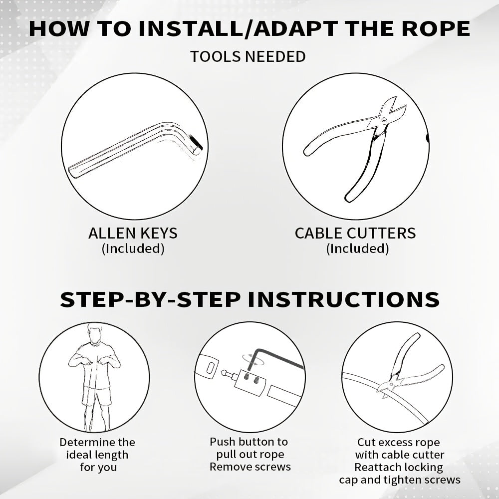 Hererope Weighted Jump Rope System with Interchangeable Weights (1\u002F6lb, 1\u002F4lb, 1\u002F2lb) - Precision Ball-Bearing Suitable for Fitness, Speed Training, Endurance & Total Body Workout - Anti-Slip Grip Jump Ropes for Gym, Men & Women